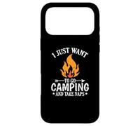 Custodia per iPhone 17 Pro Max Voglio solo andare in campeggio e fare sonnellini