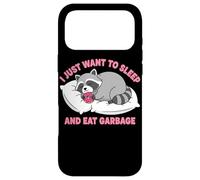 Custodia per iPhone 17 Pro Max Voglio solo dormire e mangiare spazzatura