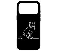 Custodia per iPhone 17 Pro Max Volpe Line Art Minimalista Fauna Natura