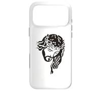 Custodia per iPhone 17 Pro Max Volto di Gesù Cristo che guarda verso il basso nella chiesa