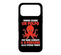 Custodia per iPhone 17 Pro Max Vorrei essere un polpo Umorismo marino