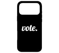 Custodia per iPhone 17 Pro Max Vote Text Design White Font