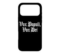 Custodia per iPhone 17 Pro Max VOX POPULI VOX DEI FRASE LATINA