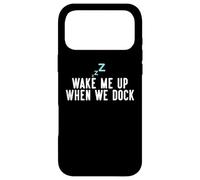 Custodia per iPhone 17 Pro Max Wake Me Up When We Dock Cruise Traveller Souvenir