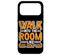 Custodia per iPhone 17 Pro Max Walk Into The Room Like God Sent You Mentalità -