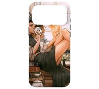 Custodia per iPhone 17 Pro Max Warm Witch Reading Nook Cozy Magical Girl Tea libro degli incantesimi