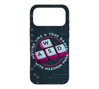 Custodia per iPhone 17 Pro Max WASD si muove come un vero design della tastiera da giocatore