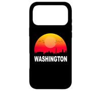 Custodia per iPhone 17 Pro Max Washington DC Vintage Sunset Retro City State USA
