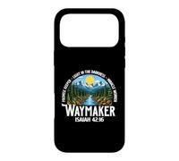Custodia per iPhone 17 Pro Max Waymaker Isaia 42:16 - Cristiano Gesù Fede Chiesa