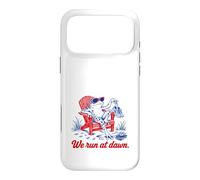 Custodia per iPhone 17 Pro Max We Run At Dawn Frog Divertente