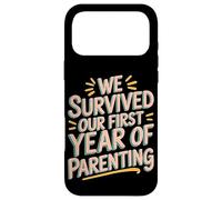 Custodia per iPhone 17 Pro Max We Survived Our First Year Of Parenting Nuovi genitori