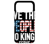 Custodia per iPhone 17 Pro Max We The People No Kings Serve Bandiera USA Libertà Patriota
