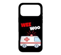 Custodia per iPhone 17 Pro Max Wee Woo Funny Ambulance EMR EMS Paramedic First Responder