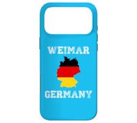Custodia per iPhone 17 Pro Max Weimar Germania Vintage Bandiera Germania Mappa Design