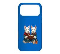 Custodia per iPhone 17 Pro Max West Highland Terrier leggendo la poesia di Robert Burns