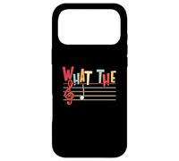 Custodia per iPhone 17 Pro Max What The F Funny Clef Note Music Humor Musician Gift