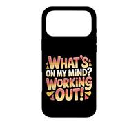 Custodia per iPhone 17 Pro Max What's On My Mind Working Out Pensieri di fitness -