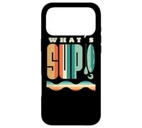 Custodia per iPhone 17 Pro Max What's SUP Surf Stand Up Paddle Board Vintage Supboard