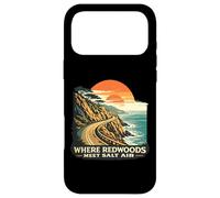 Custodia per iPhone 17 Pro Max Where Redwoods Meet Salt Air California retrò