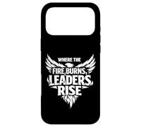 Custodia per iPhone 17 Pro Max Where the Fire Burns Leaders Rise Scouting Campfire Camping