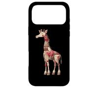 Custodia per iPhone 17 Pro Max Whimsical Love Giraffe Patchwork Cuori