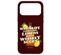 Custodia per iPhone 17 Pro Max Whiskey Quote When Life Hands You Lemons Whiskey