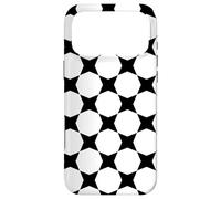 Custodia per iPhone 17 Pro Max White Black Circle Star Monochrome Scandinavian Pattern