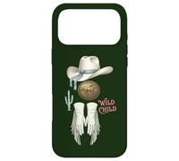 Custodia per iPhone 17 Pro Max Wild Child Cavallo Occidentale Cowgirl Paese