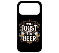 Custodia per iPhone 17 Pro Max Will Joust per Beer Knight Umorismo medievale
