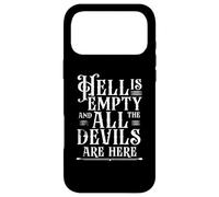 Custodia per iPhone 17 Pro Max William Shakespeare - L'inferno è vuoto e tutti i diavoli sono qui