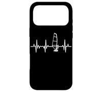 Custodia per iPhone 17 Pro Max Windsurfer Cuore pulsante Appassionato di windsurf