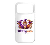 Custodia per iPhone 17 Pro Max Witchy Halloween WitchyWien Dachshund Dogs In Witch Hat