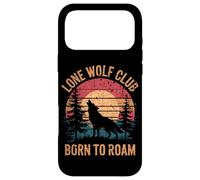 Custodia per iPhone 17 Pro Max Wolf Club Nato per vagare Vintage