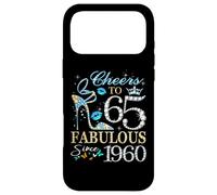 Custodia per iPhone 17 Pro Max Womens Cheers to 65 Years Old EST 1960 65th Birthday Queen