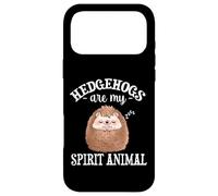 Custodia per iPhone 17 Pro Max Womens Girls Cute Funny Kawaii Spirit Animal Hedgehog Lover