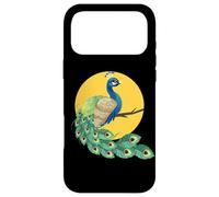 Custodia per iPhone 17 Pro Max Womens Girls Kid Beautiful Yellow Moon Elegant Peacock Lover