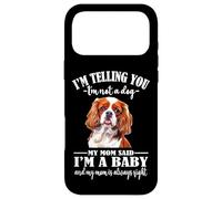Custodia per iPhone 17 Pro Max Womens Girls Mom Says I'm Baby Cavalier King Charles Spaniel