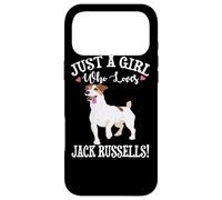 Custodia per iPhone 17 Pro Max Womens Just A Girl Who Loves Jack Russell Terriers Lover