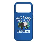 Custodia per iPhone 17 Pro Max Womens Kids Just A Girl Who Loves Tapirs Lover