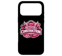 Custodia per iPhone 17 Pro Max Womens Under Construction Gym Workout Excercise Girl Citazione