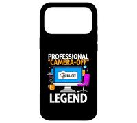 Custodia per iPhone 17 Pro Max Work From Home Professional Camera Off Legend Humor