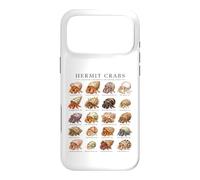 Custodia per iPhone 17 Pro Max World of Hermit Crabs Crostacei Biologia Marina Ragazzi Ragazze