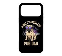 Custodia per iPhone 17 Pro Max World's Coolest Pug Dad Cool Vintage Occhiali da sole Pug Daddy
