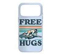 Custodia per iPhone 17 Pro Max Wrestling Abbracci Gratis Citazione Divertente Lucha Libre Wrestler Messicano