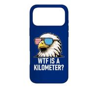 Custodia per iPhone 17 Pro Max WTF is a Kilometer 4th of July US Flag USA Eagle America