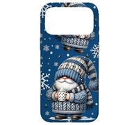 Custodia per iPhone 17 Pro Max Xmas Gnome For Coffee Lovers With Hot Cocoa Mug For Winter