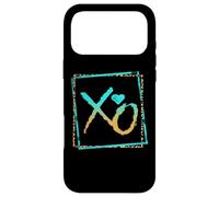 Custodia per iPhone 17 Pro Max XO Hugs and Kisses San Valentino stampa leopardata regalo per lei
