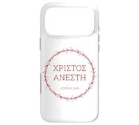 Custodia per iPhone 17 Pro Max Xristos Anesti - Jesus Christ Resurrection Easter Greek
