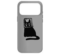 Custodia per iPhone 17 Pro Max Y2K 90s - Gatto che si vergogna Tomcat in sacco maschera