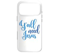 Custodia per iPhone 17 Pro Max Ya'll Need Jesus Easter Christian Church Uomini Donne Ragazzi Ragazza